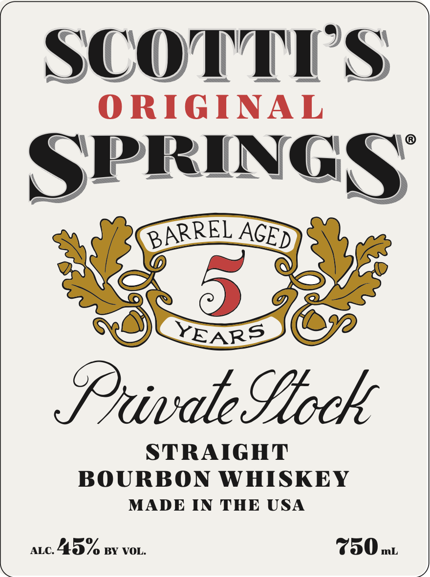 Scotti's Original Springs's label