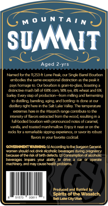 Mountain Summit label image 2