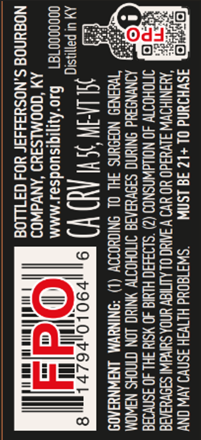 Jefferson's label image 3