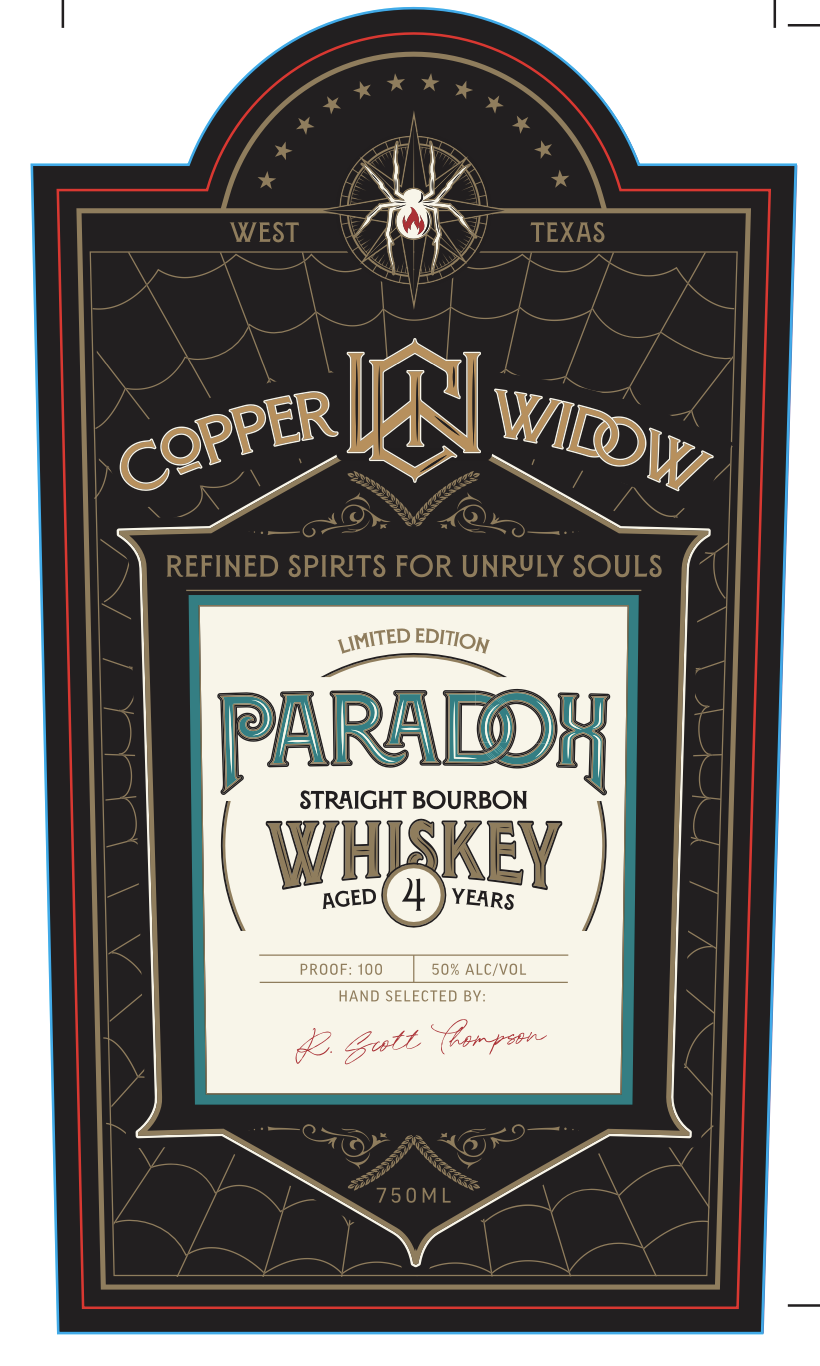 Copper Widow label