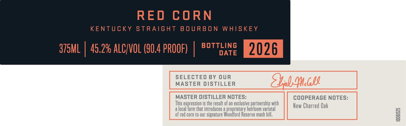 Woodford Reserve Distillery Series label image 2