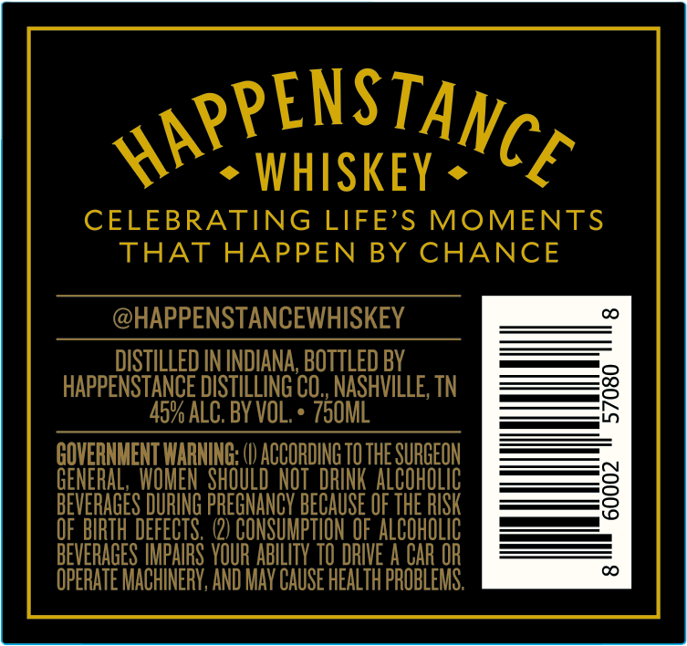 Happenstance label image 2