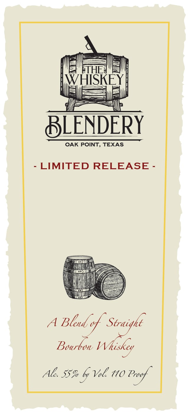 The Whiskey Blendery label