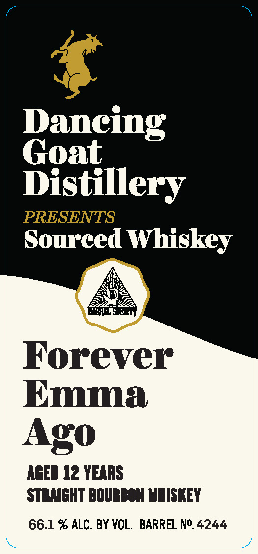 Dancing Goat Distillery Presents label