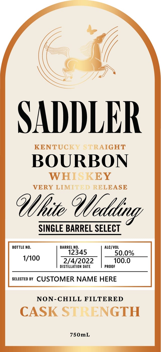 Saddler label