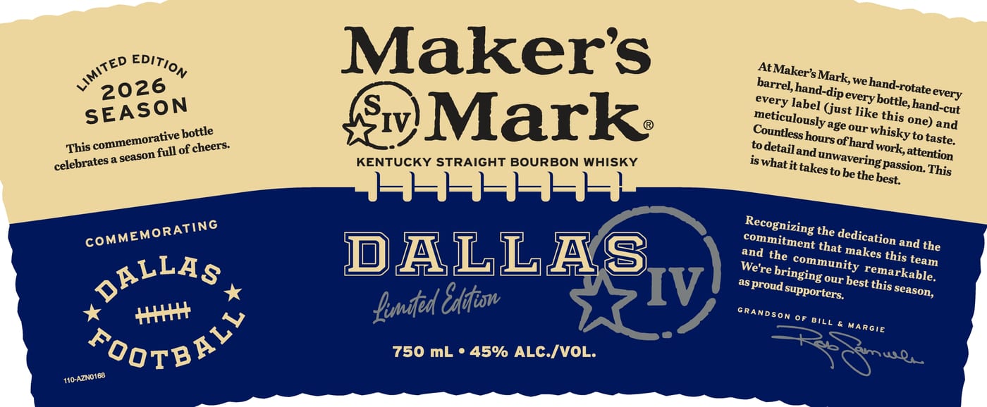 Maker's Mark label