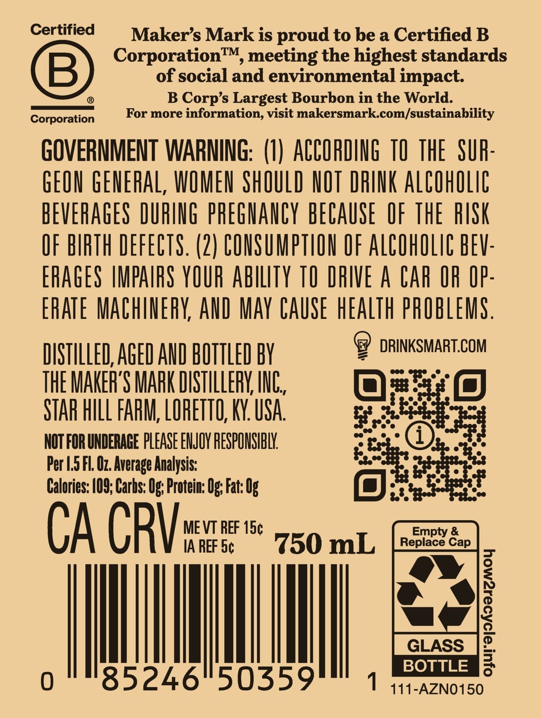 Maker's Mark label image 2