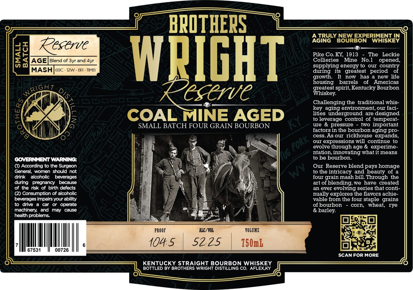 Brothers Wright Reserve label
