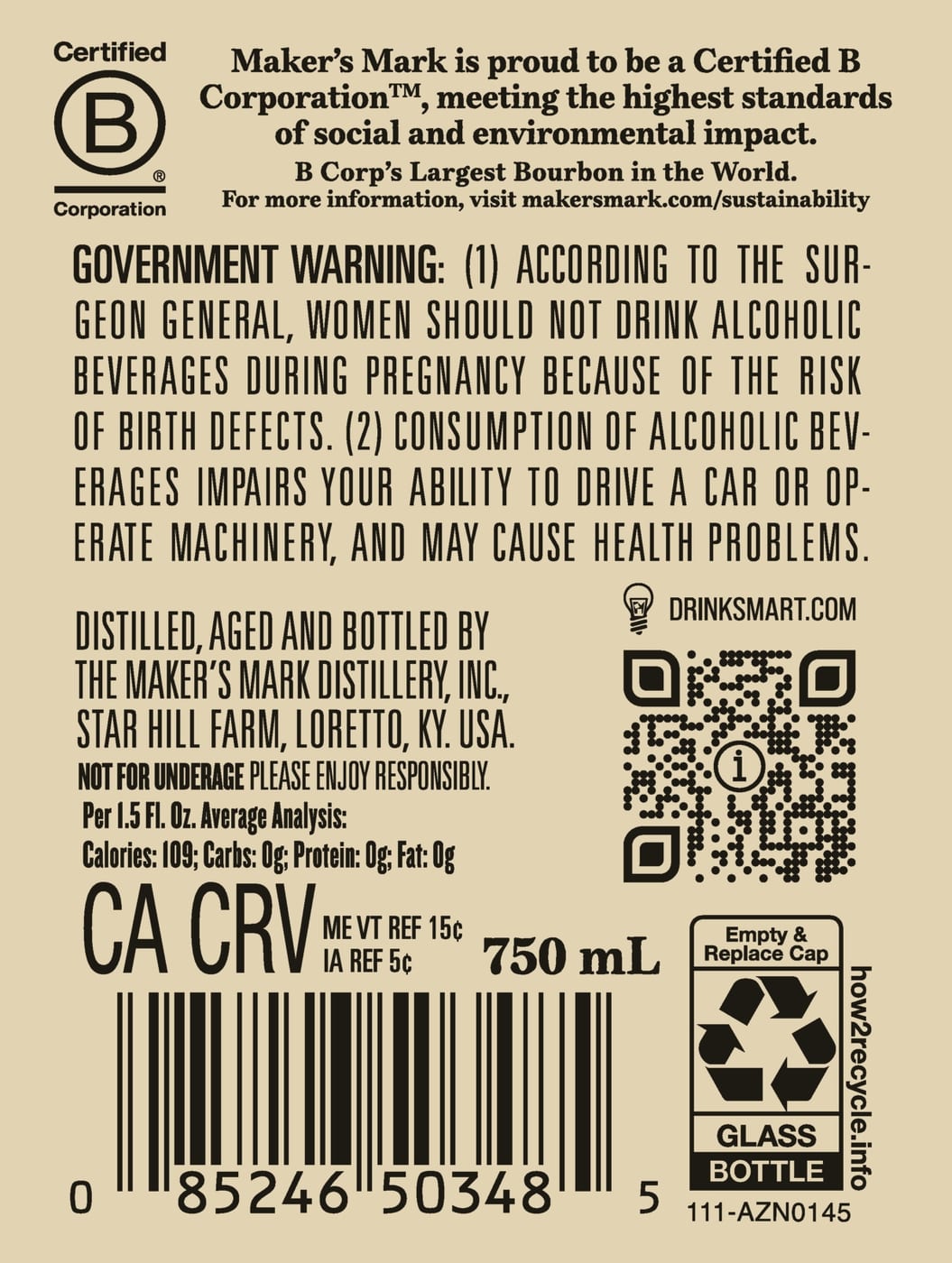 Maker's Mark label image 2