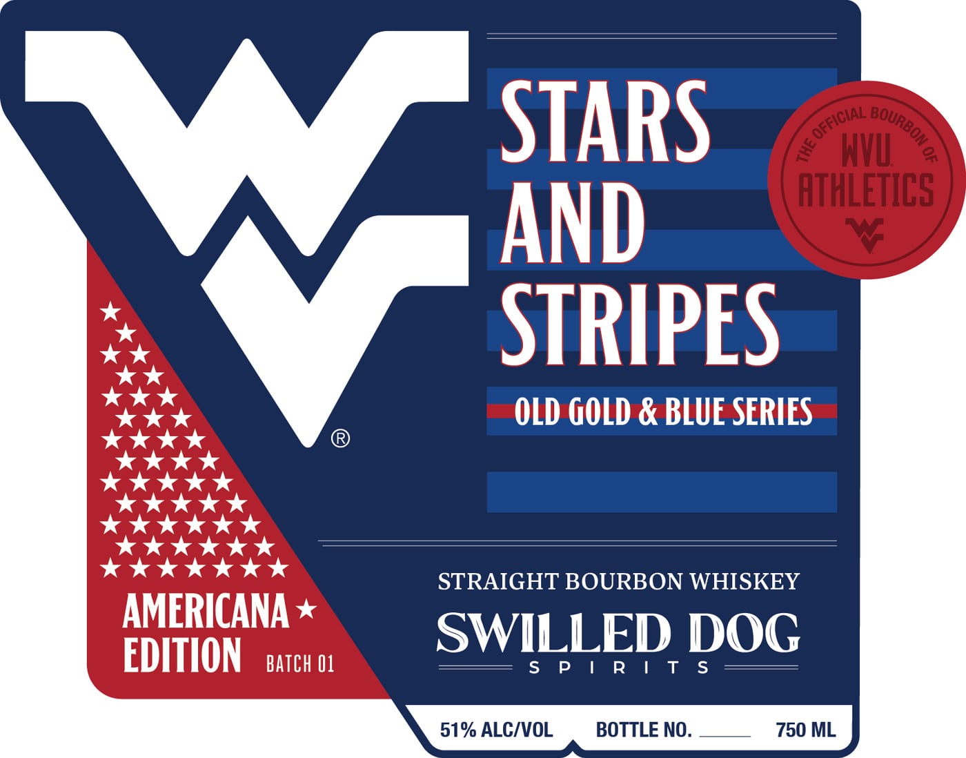 Swilled Dog Spirits label