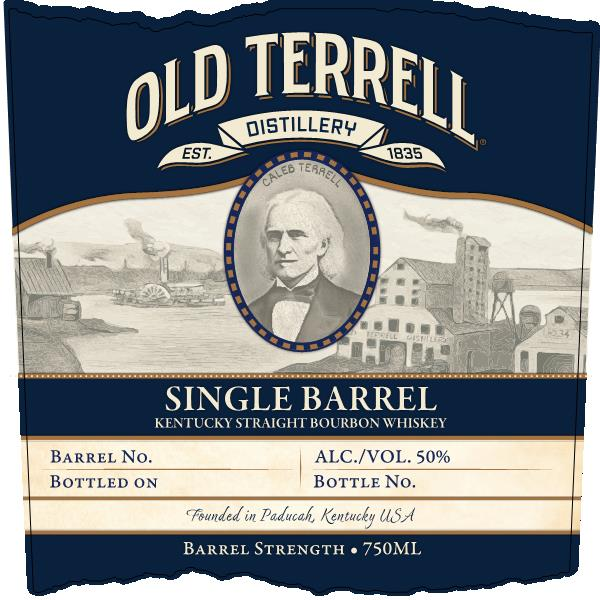 Old Terrell label