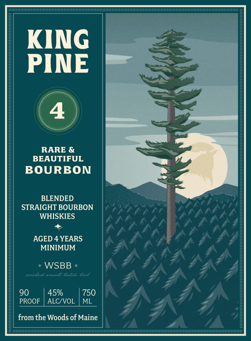 King Pine label