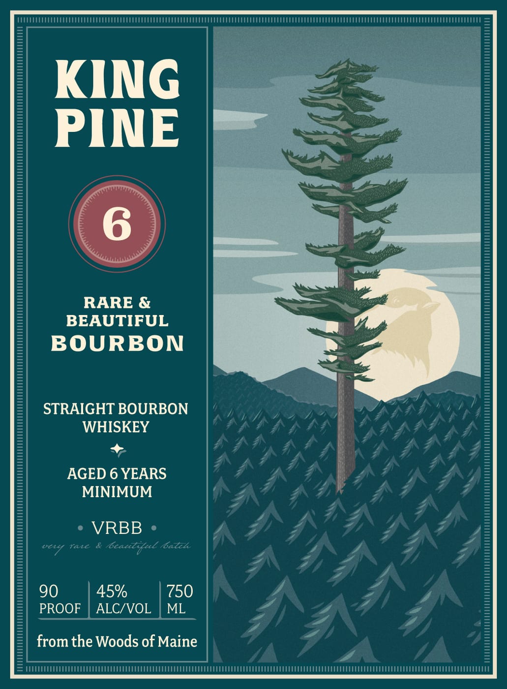 King Pine label