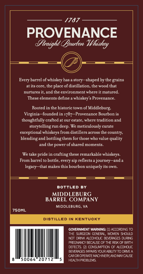 Provenance label image 2