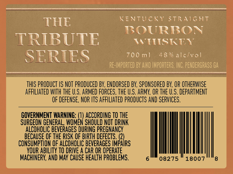 The Tribute Series label image 3