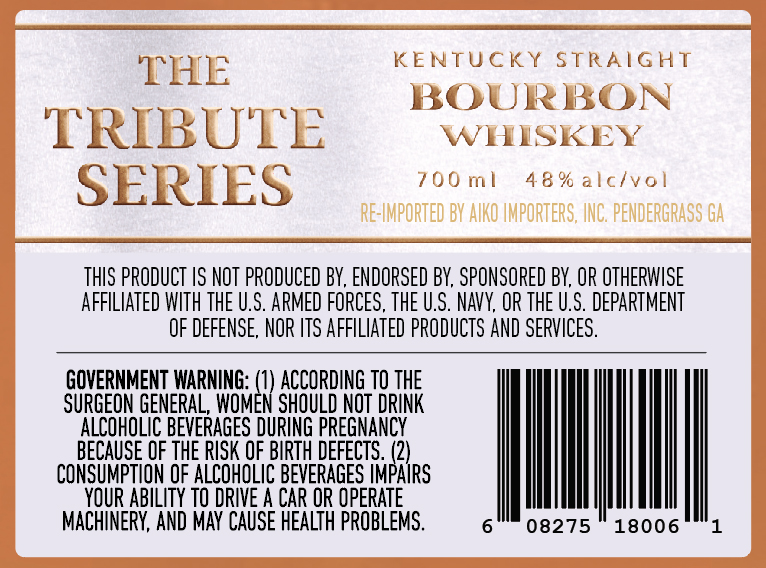 The Tribute Series label image 3
