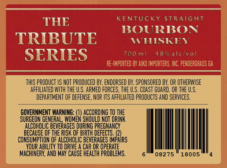 The Tribute Series label image 3