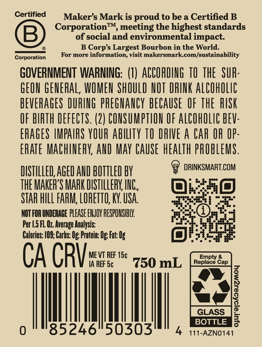 Maker's Mark label image 2