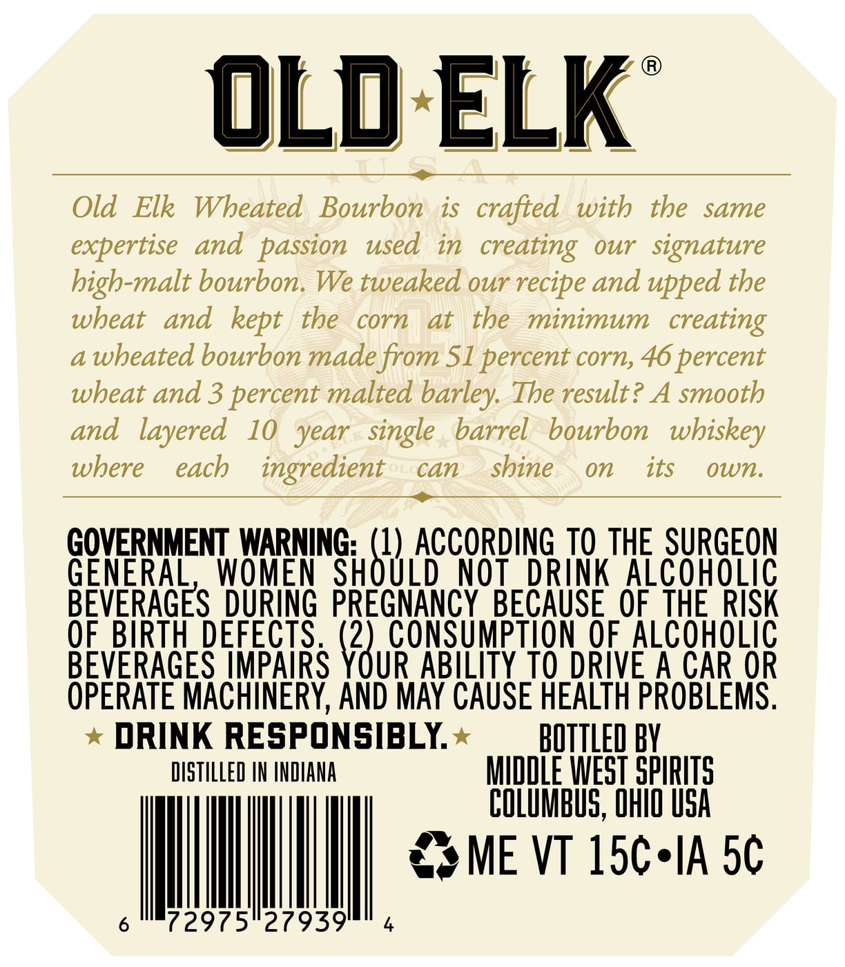 Old Elk label image 3