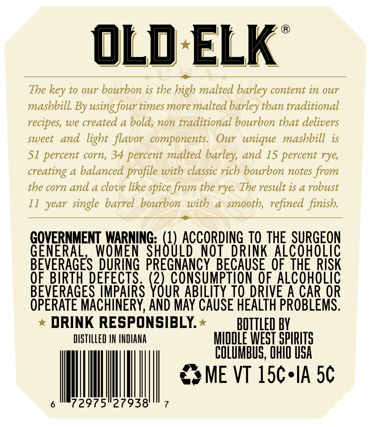 Old Elk label image 3