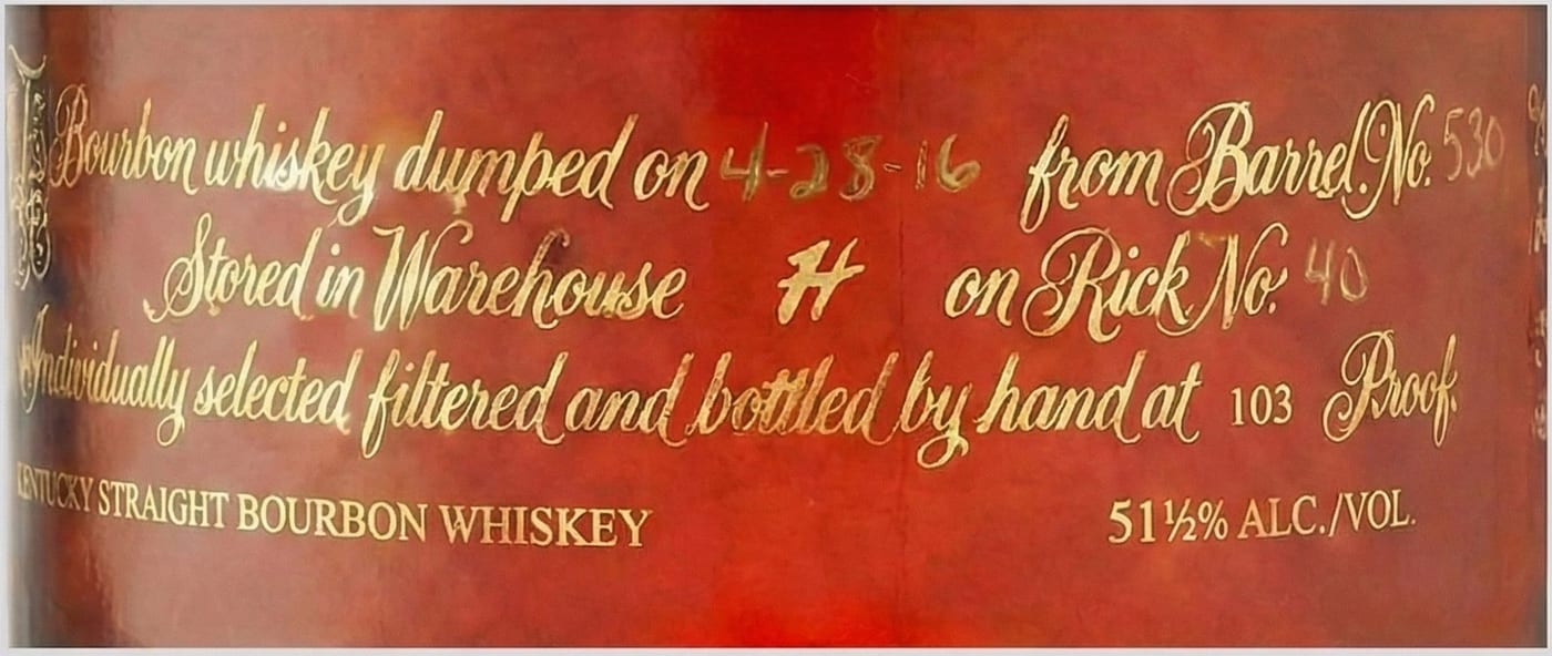 Blanton's label