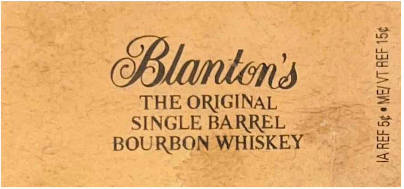 Blanton's Single Barrel label image 3