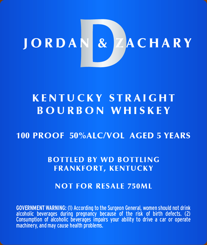 Wd Bottling Jordan & Zachary label image 2