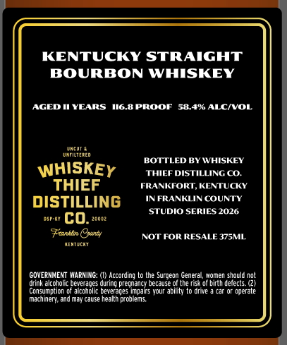 Whiskey Thief Distilling CO. Jps Trust label image 2