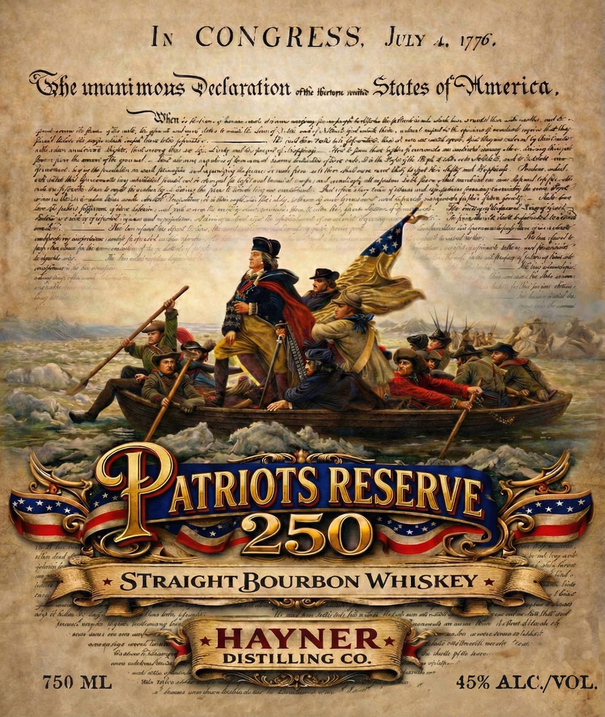 Hayner Distilling CO. label