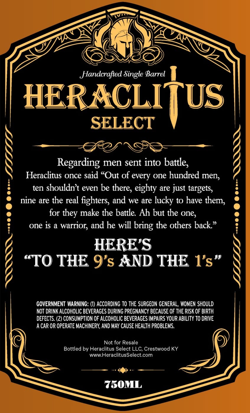 Heraclitus Select American Outlaw label image 2
