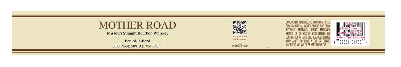 Mother Road label