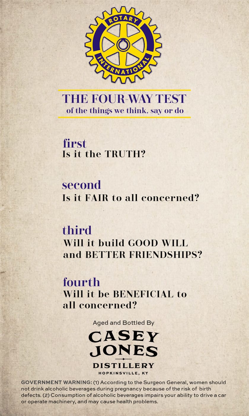 Sober As A Judge label image 3