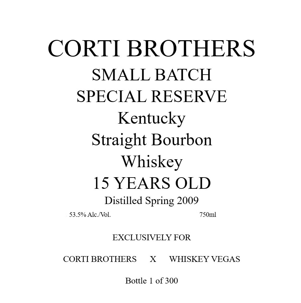 Corti Brothers label image 2