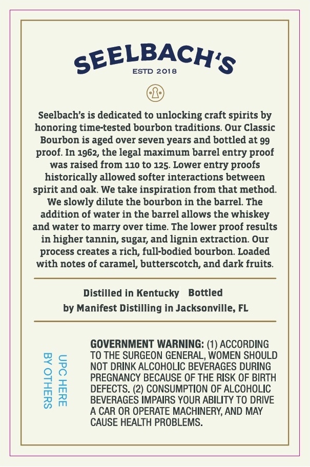 Seelbach's Classic label image 2
