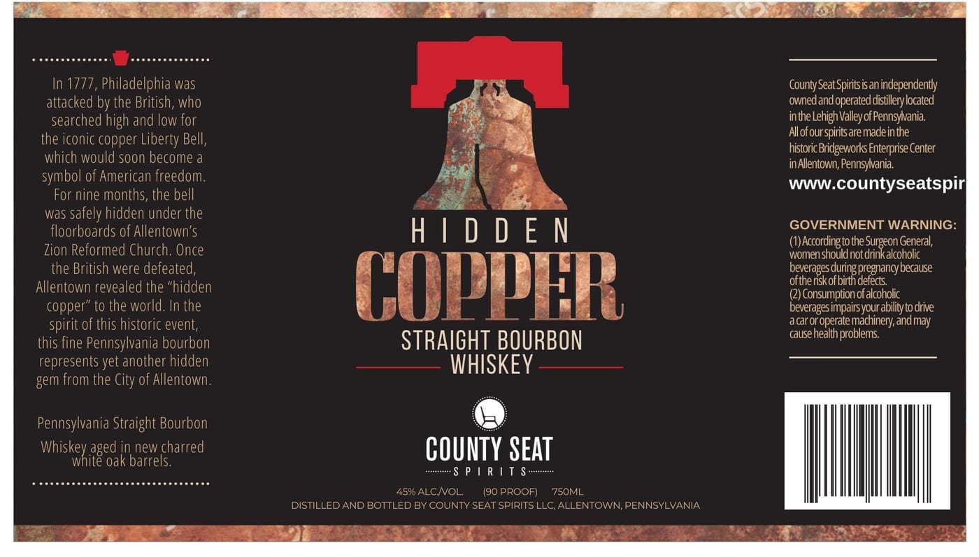 Hidden Copper label