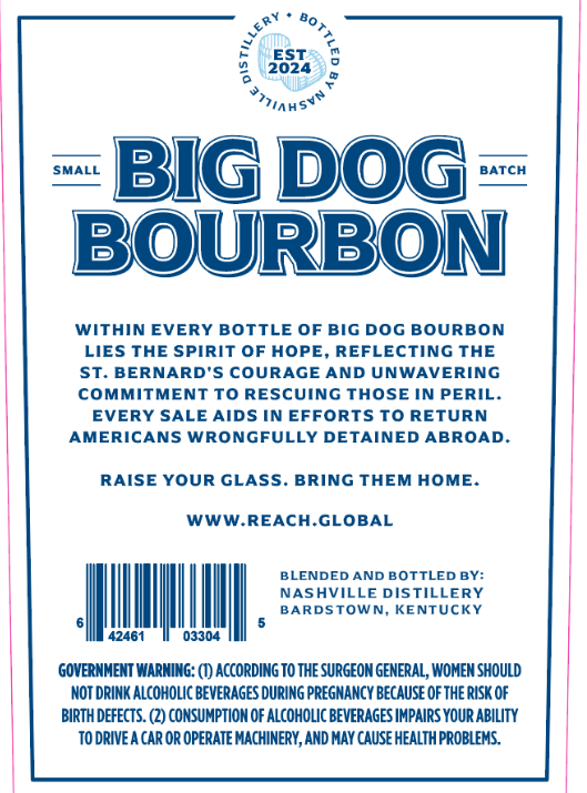 Big Dog Bourbon label image 2