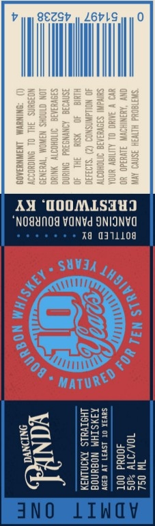 Dancing Panda label image 2