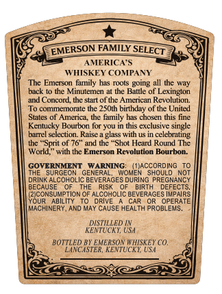 Emerson label image 2