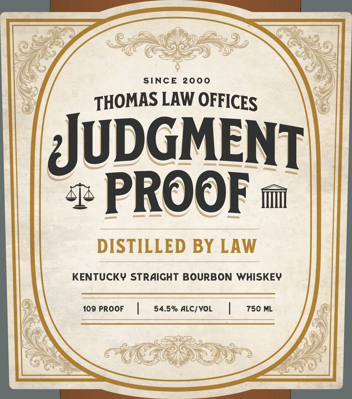Whiskey Thief Distilling CO. label