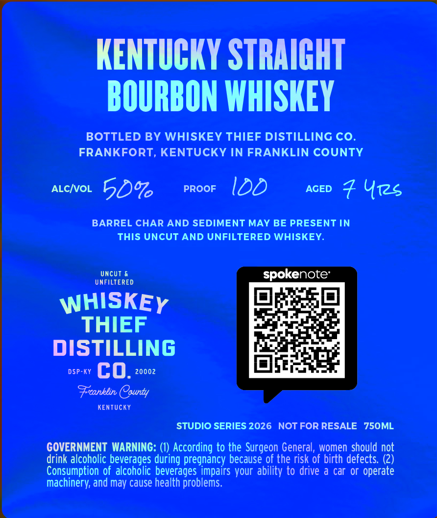 Whiskey Thief Distilling CO. Acts Of Kindness label image 2