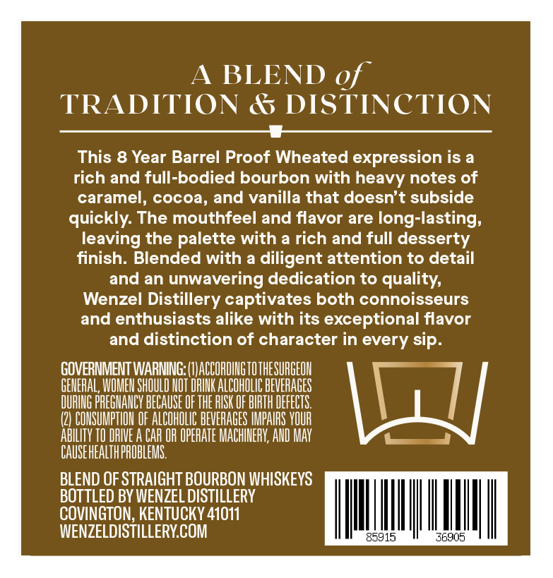 Wenzel Distillery label image 2