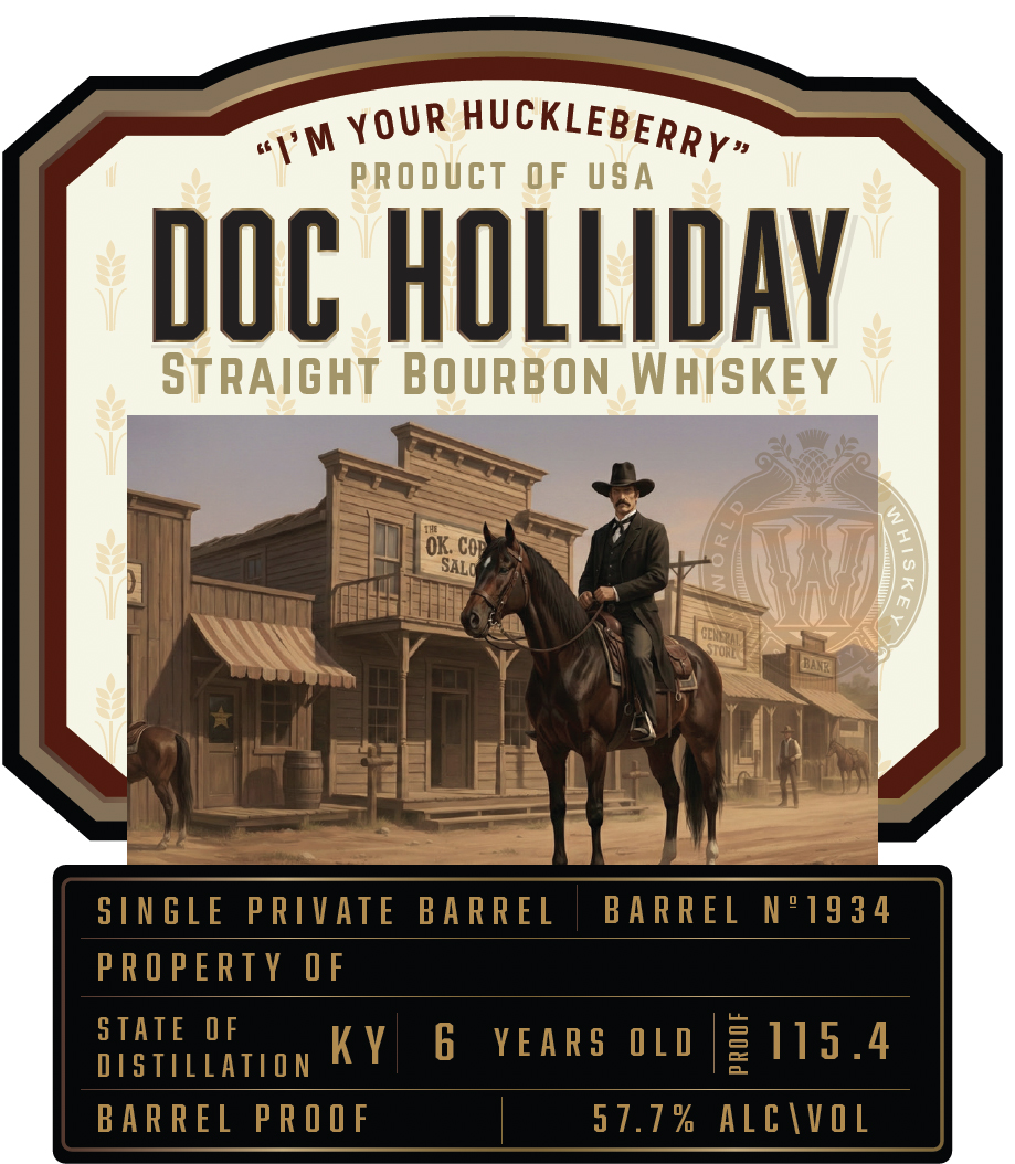 Doc Holliday label
