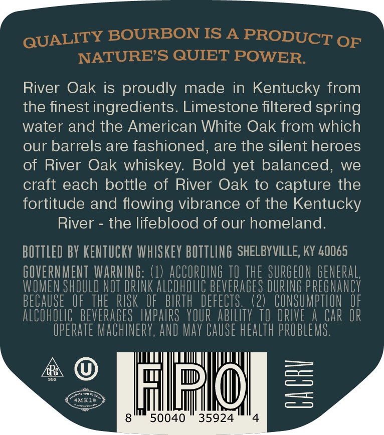 River Oak label image 3