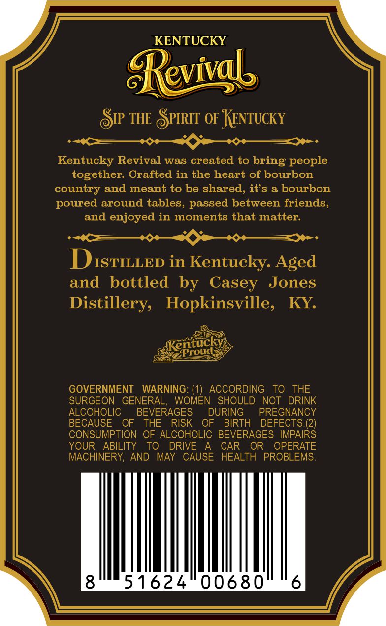 Kentucky Revival label image 2
