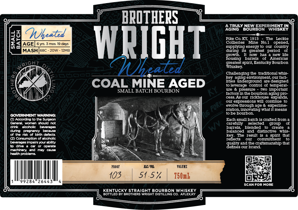 Brothers Wright Wheated label