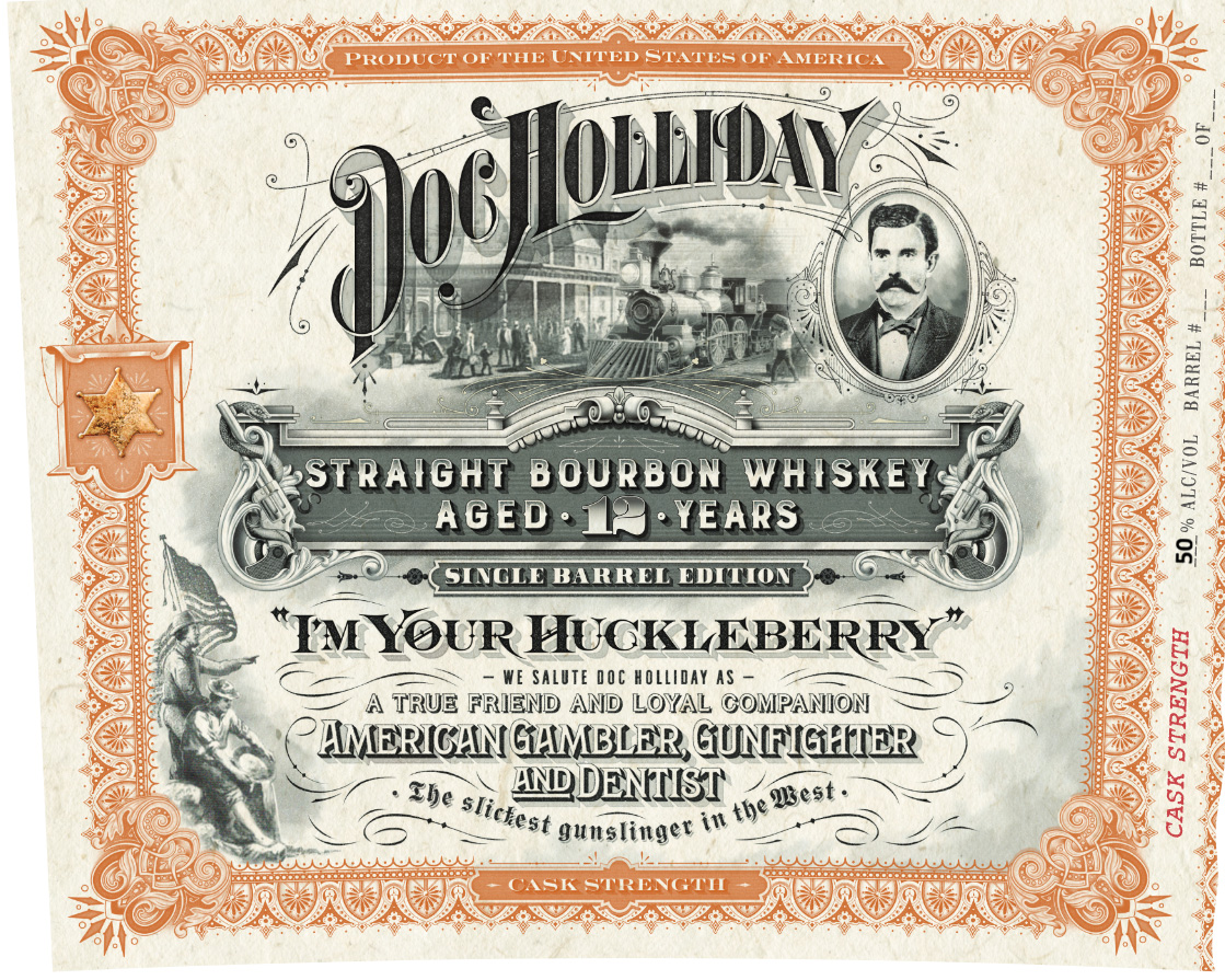 Doc Holliday label