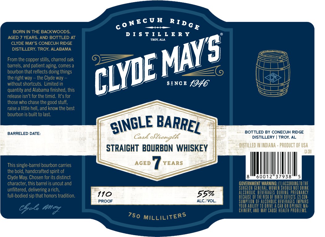 Clyde May's label