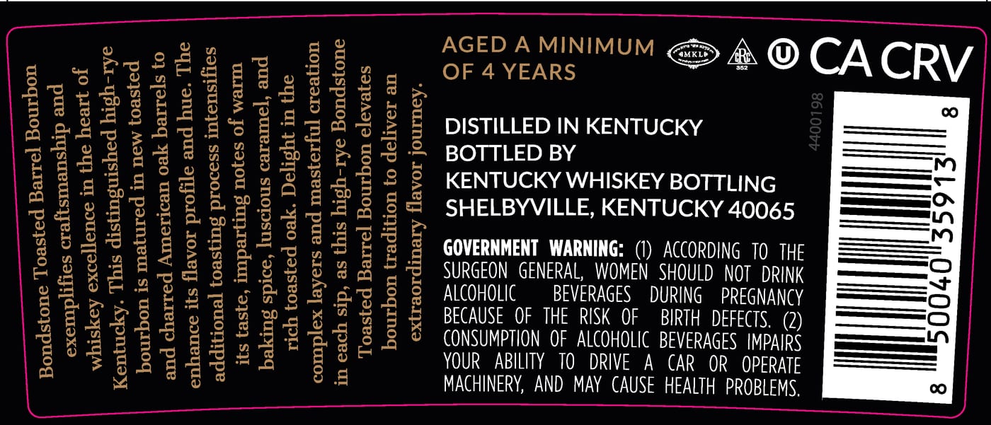 Bondstone label image 2