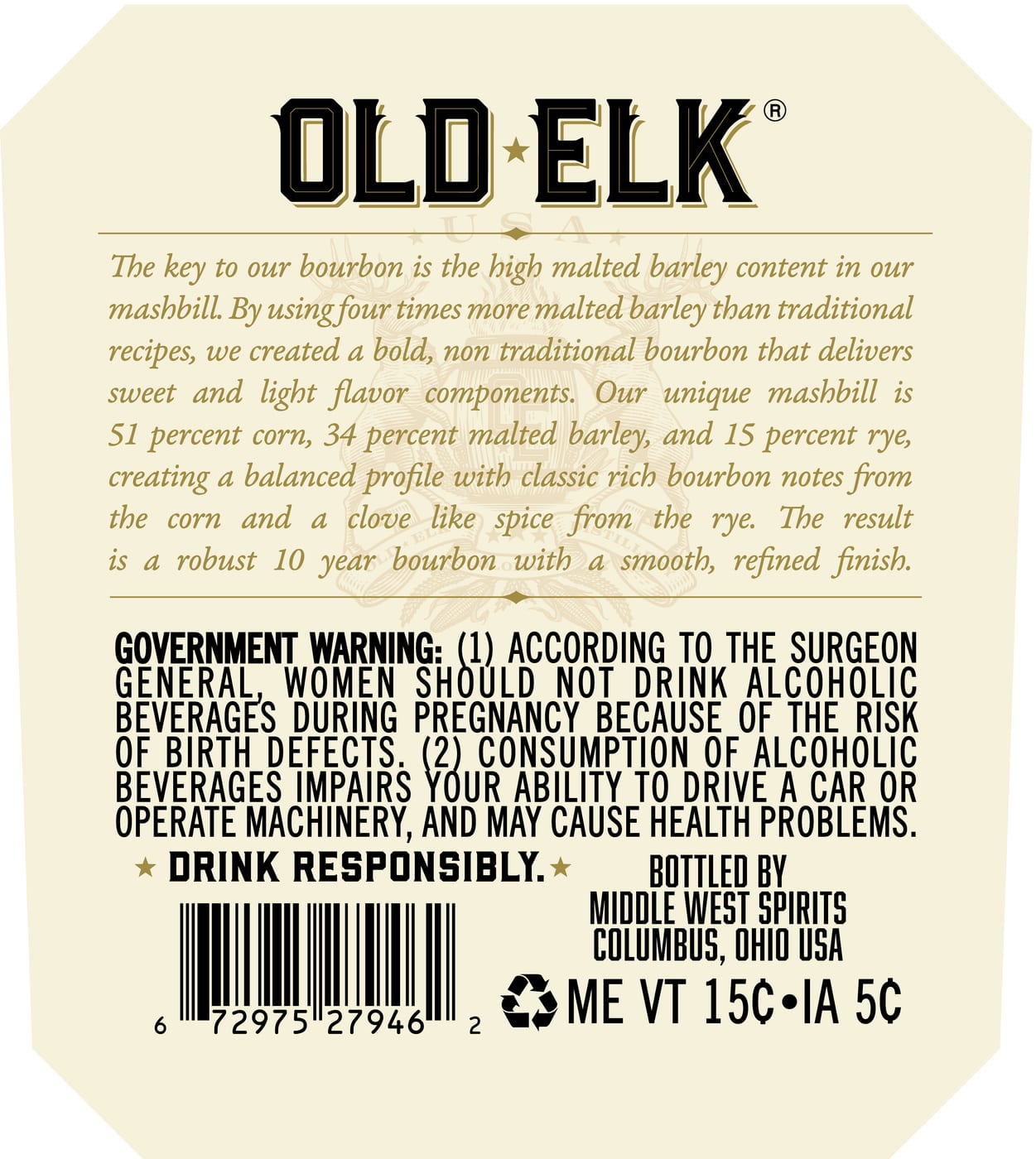Old Elk label image 3