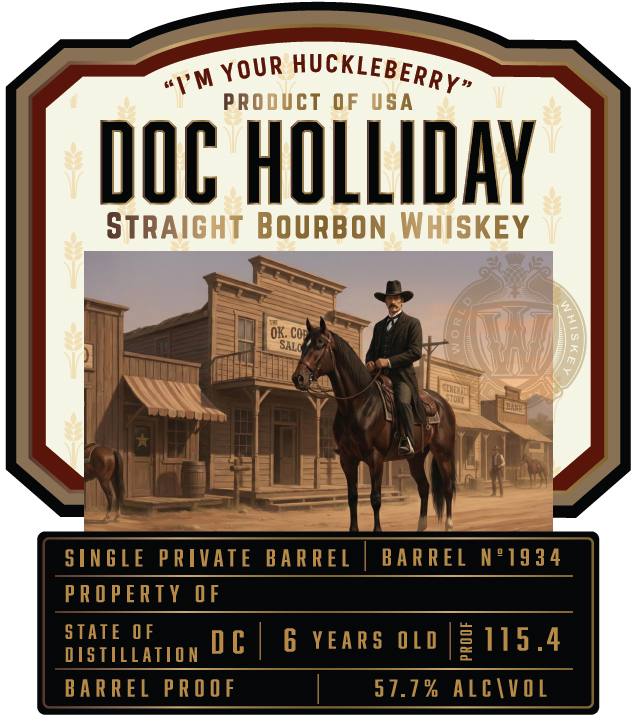 Doc Holliday label